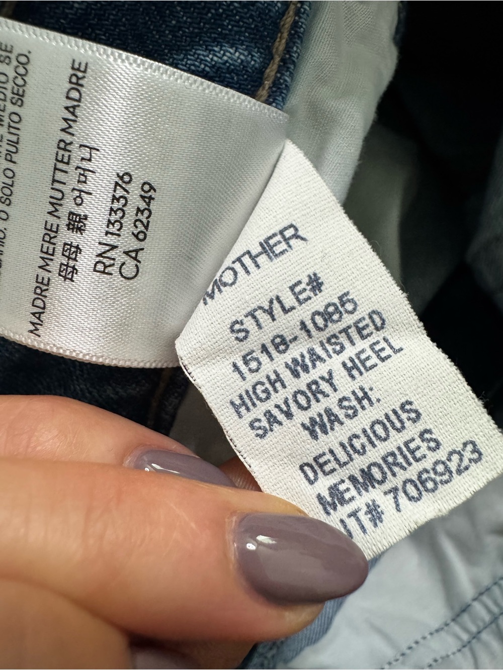 MOTHER “SNACKS” Revolve SAVORY HEEL DELICIOUS WASH Jeans : HIGH WAISTED MEMORIES - Picture 10 of 16